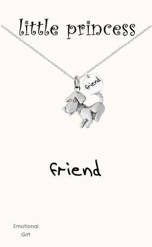 Little princess\'s friend pendant necklace